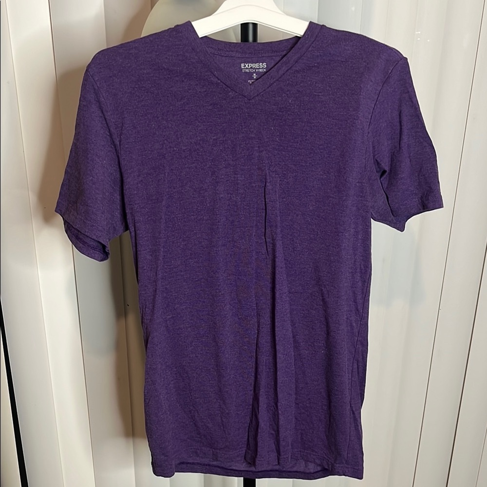 Express Purple Short Sleeve Tee